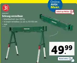 Lidl Schraag verstelbaar aanbieding