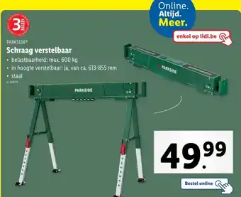 Lidl Schraag verstelbaar aanbieding