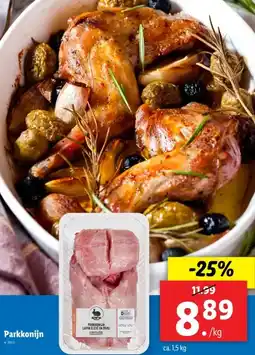 Lidl Parkkonijn aanbieding