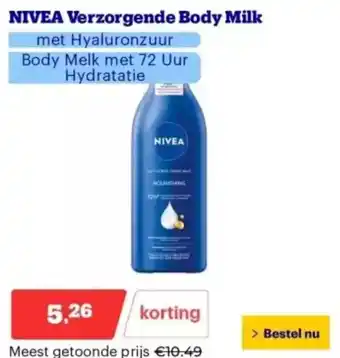 Bol.com Nivea Verzorgende Body Milk aanbieding