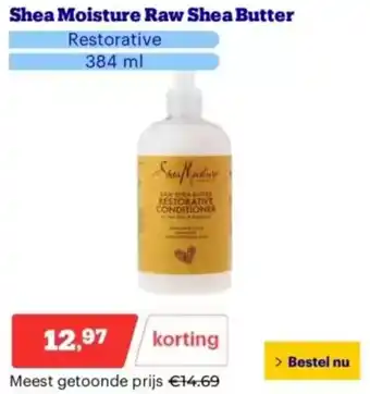 Bol.com Shea Moisture Raw Shea Butter aanbieding