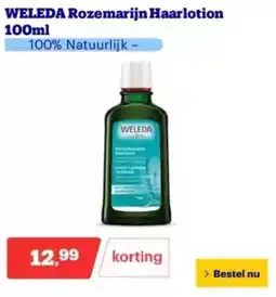 Bol.com Weleda Rozemarijn Haarlotion aanbieding