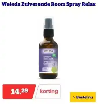 Bol.com Weleda Zuiverende Room Spray Relax aanbieding