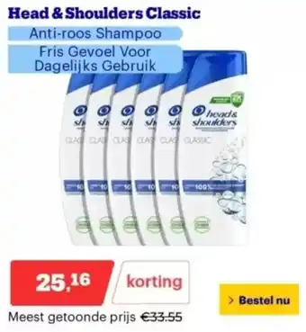 Bol.com Head & Shoulders Classic aanbieding