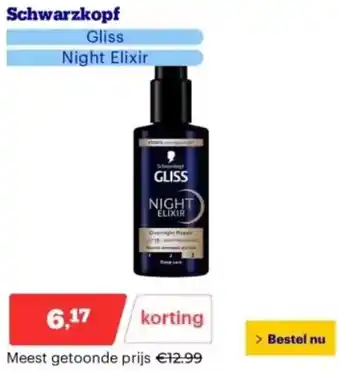 Bol.com Schwarzkopf Gliss Night Elixir aanbieding