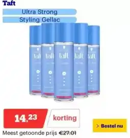 Bol.com Taft Ultra Strong Styling Gellac aanbieding