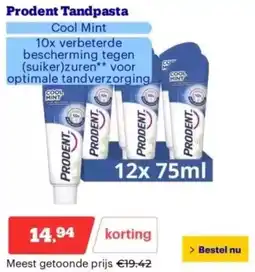 Bol.com Prodent Tandpasta aanbieding