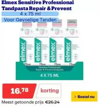 Bol.com Elmex Sensitive Professional Tandpasta Repair & Prevent aanbieding