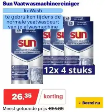 Bol.com Sun Vaatwasmachinereiniger aanbieding