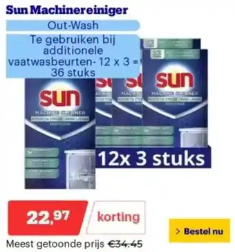 Bol.com Sun Machinereiniger aanbieding