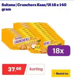 Bol.com Sultana Crunchers Kaas / Ui aanbieding