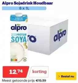 Bol.com Alpro Sojadrink Houdbaar aanbieding