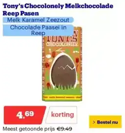 Bol.com Tony's Chocolonely Melkchocolade Reep Pasen aanbieding