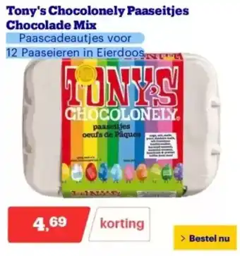 Bol.com Tony's Chocolonely Paaseitjes Chocolade Mix aanbieding