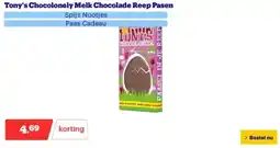 Bol.com Tony's Chocolonely Melk Chocolade Reep Pasen aanbieding