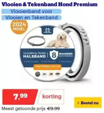 Bol.com Vlooien & Tekenband Hond Premium aanbieding