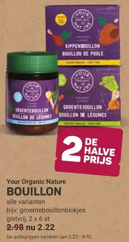 Ekoplaza Your Organic Nature Bouillon aanbieding