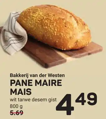 Ekoplaza Bakkerij van der Westen Pane Maire aanbieding