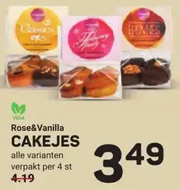 Ekoplaza Rose & Vanilla Cakejes aanbieding