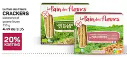 Ekoplaza Le Pain des Fleurs Crackers aanbieding