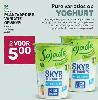 Ekoplaza Sojade Plantaardige Variatie op Skyr aanbieding