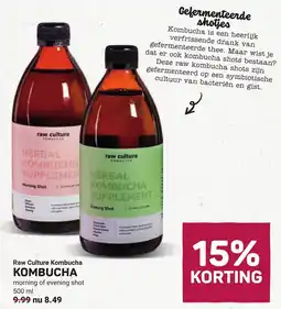 Ekoplaza Raw Culture Kombucha aanbieding