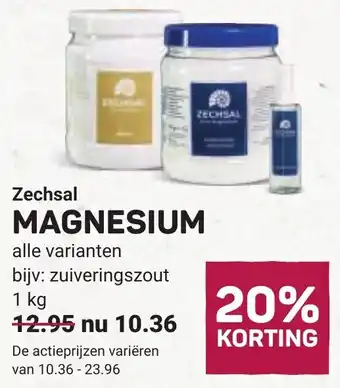 Ekoplaza Zechsal Magnesium aanbieding