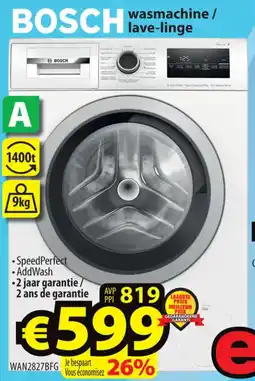 ElectroStock Bosch wasmachine  / lave linge aanbieding