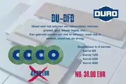 Bouwmat Duro Korrels DU-DFD aanbieding