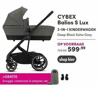 Baby & Tiener Cybex balios s lux 2-in-1 kinderwagen aanbieding