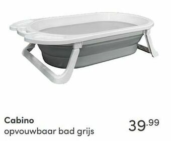 Cabino opvouwbaar bad grijs