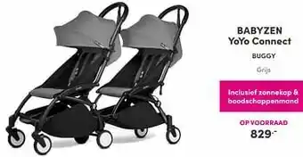 Baby & Tiener Babyzen yoyo connect buggy aanbieding