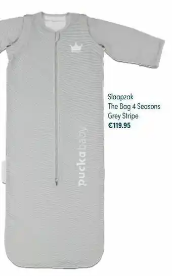 Slaapzak the bag 4 seasons grey stripe