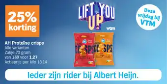 Albert Heijn AH Proteïne crisps aanbieding