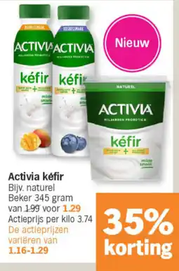 Albert Heijn Activia kéfir aanbieding