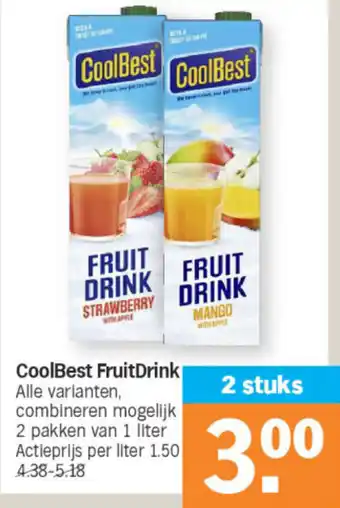 Albert Heijn Coolbest fruitdrink aanbieding