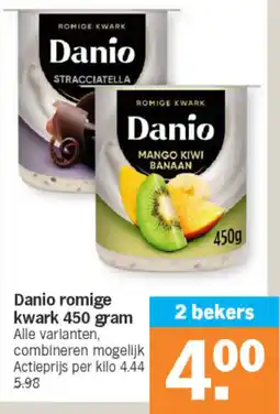 Albert Heijn Danio romige kwark aanbieding