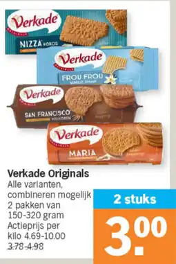 Albert Heijn Verkade originals aanbieding