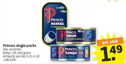 Albert Heijn Princes single packs aanbieding