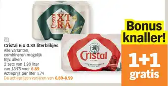 Albert Heijn Cristal aanbieding