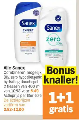 Albert Heijn Alle Sanex aanbieding