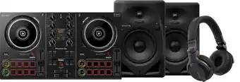 Coolblue Pioneer DJ DDJ-200 + Pioneer DJ HDJ-CUE1 + Pioneer DJ DM-50D-BT Zwart aanbieding