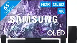 Coolblue Samsung OLED 4K 65S95D (2024) + Barre de Son aanbieding