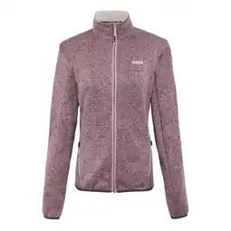 Decathlon Dames Newhill II Full Zip Fleecejack (Lila/Licht Vanille) aanbieding