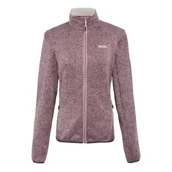 Decathlon Dames Newhill II Full Zip Fleecejack (Lila/Licht Vanille) aanbieding