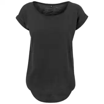 Decathlon Dames Slub Lang Tshirt (Zwart) aanbieding