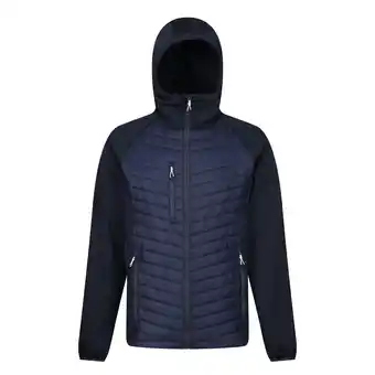 Decathlon Heren Navigate Quilted Hybride Jas (Marine/Laat Grijs) aanbieding