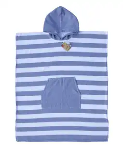 Decathlon KINDERPONCHO SURF MARITIEME STREPEN aanbieding