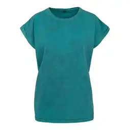 Decathlon Dames Acid Wash Extended Shoulder Tshirt (Wintertaling/Zwart) aanbieding