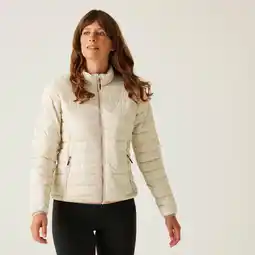 Decathlon Gevulde Jas Wandelen Dames Hoge Kraag Quilted Design aanbieding